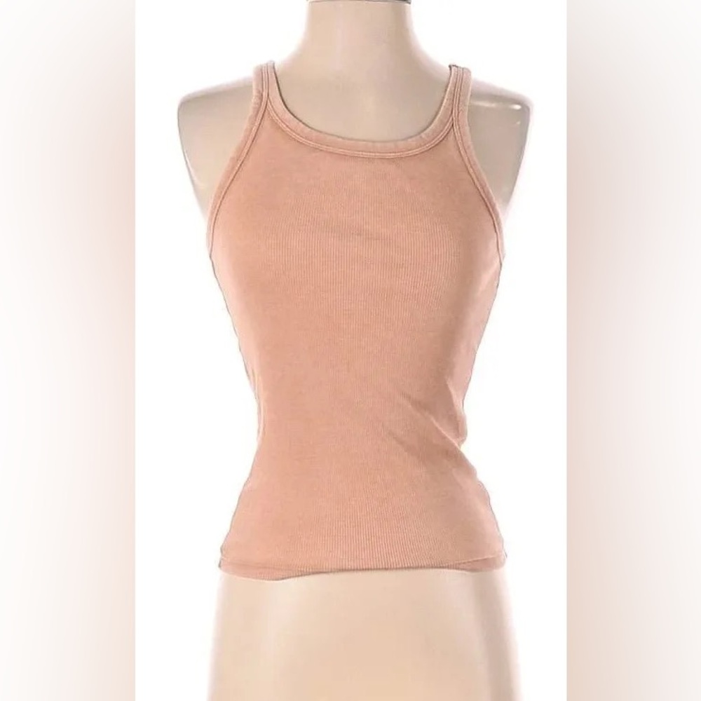 NEW!! Women’s Aerie Peach Ribbed Soft Tank Size XS